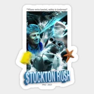 $TOCKTON RU$H Sticker